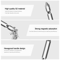 Juego de puntas de destornillador de doble cabeza, mango Hexagonal magnético, broca de impacto de alta dureza, cabezal de lote de 65mm/110mm, 10 Uds. - details 5