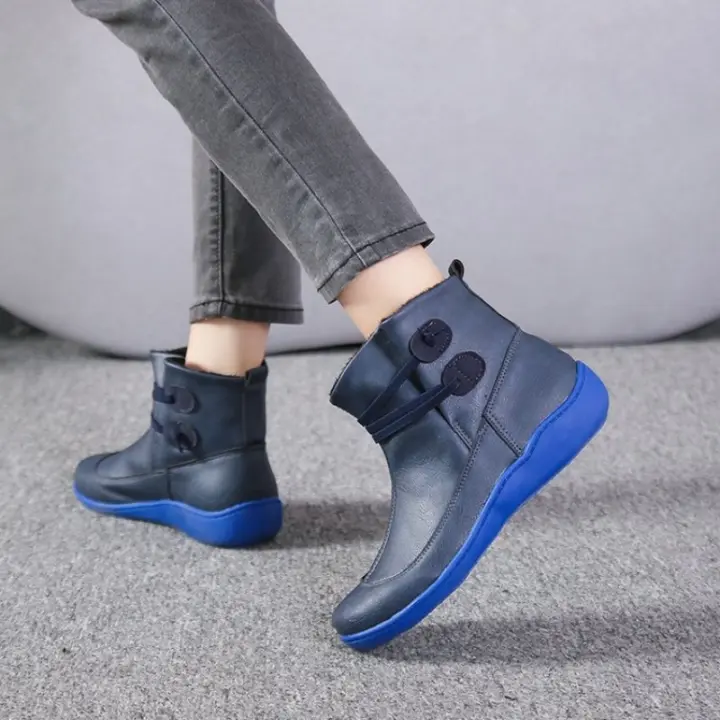 2025 Botas deportivas Martin con cordones y corte Bo para mujer, talla grande - 1