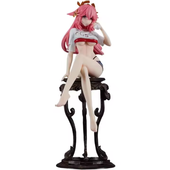 Figura G-I Yae Miko 1/7, 24CM, juego de Anime, Lady Guuji del Gran Narukami Santuario, personaje de juguete, regalo de PVC - 1