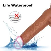 Embalaje privado Sexy Realista Dildo Vibrador telescópico Sexy Adulto Vagina Masturbación Mujer Hombre Anal Juguete Giratorio Calefacción Dildos Juguetes sexuales - details 11