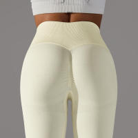Leggings de yoga sin costuras para mujer, ropa deportiva de entrenamiento, pantalones deportivos de cintura alta - details 40