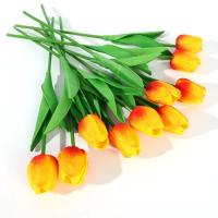 Flores artificiales de tulipanes para jardín, ramo de flores falsas para decoración de boda, fiesta, hogar, 10 piezas - details 9