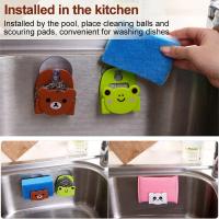 Soporte de esponja para fregadero, escurridor de jabón con ventosa, organizador de cocina, accesorios de baño, estante de almacenamiento - details 9