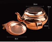Tetera Duoma de cobre rojo de 10cm de diámetro/productos tibetanos/taza de agua bendita, botella del tesoro, botella limpia con 7 platos disponibles para - details 2
