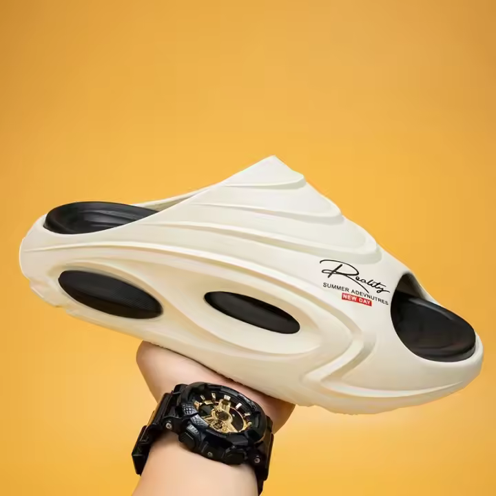 Zapatillas de verano para hombre, zapatos informales para la playa al aire libre, sandalias, chanclas para caminar, zapatos ligeros de moda cómodos, calzado masculino - 1