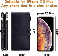 Cartera de Piel con Cremallera para Mujer con Bloqueo RFID Cartera de Mujer de Gran Capacidad de Cuero Genuino Regalos Originales para Mujer - details 11
