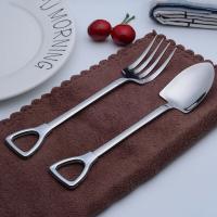Juego de Cucharas de Acero Inoxidable 2pcs Forma de Pala Creativa para Tables y Desertos - details 7