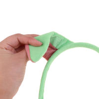 Headband De Peluche Baby Yoda Accesorio De Cabello Para Niñas Figura De Anime Alienígena Correa De Pelo Regalo De Dibujos Animados - details 16