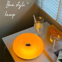 Lámpara creativa de Donut para decoración del hogar, candelabro de pared moderno, color naranja, para dormitorio y sala de estar - details 2