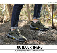 Zapatos de senderismo con cordones para hombre, botas deportivas para escalada, caza táctica, Trekking, montaña, zapatillas impermeables - details 11