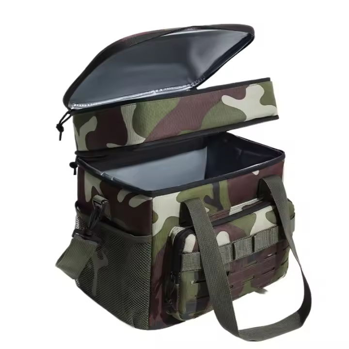 Bolsa térmica táctica para hombre, fiambrera con aislamiento para exteriores, bolsa de almuerzo duradera con aislamiento a prueba de fugas para trabajo, comida, Camping, Picni - 1