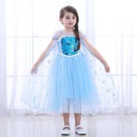 Disfraz de princesa Elsa para niñas, fiesta de carnaval, vestido de cumpleaños de Halloween, 2-10 años - details 7