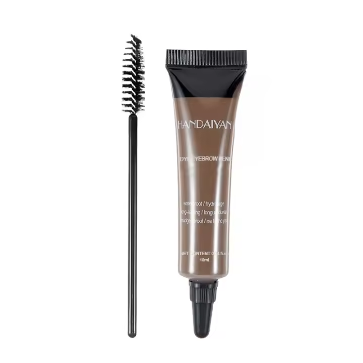 HANDAIYAN - Gel Fijador de Cejas con color The Brow Glue, Fijación extrema, Larga duración, Maquillaje profesional, Impermeable no mareo líquido cejas gel teñido crema de cejas - 1