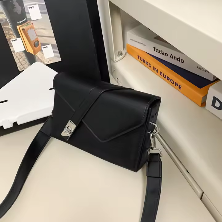 Bolso Cuadrado Pequeño Premium Bolso Versátil para Hombres y Mujeres Bolso de Hombro de Moda Popular para Jóvenes - 1