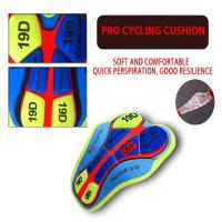 Almohadilla de Gel para ciclismo para hombre, a prueba de golpes, esponja con orificio transpirable, almohadilla para pantalones de ciclismo de silicona, cojín para asiento de bicicleta de alta densidad 12D 19D 20D - details 2