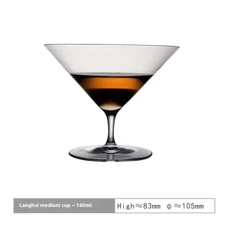 Kimura Copa de cola ultrafina Copa de cristal de torre alta y brillante Copas de vino de fruta Copas de Martini - 1