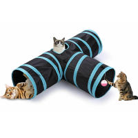 Túnel de Juego plegable para gatos, suministros para mascotas, barril de perforación transpirable para interiores, papel fuerte - details 6