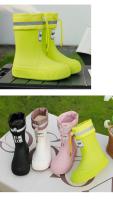 Botas de Lluvia Suaves y Ligeras para Mujeres Zapatos Impermeables con Suela Gruesa para Pesca al Aire Libre - details 11