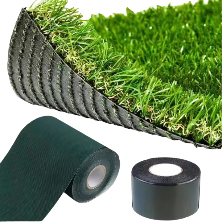 Cinta de Reparación Artificial de Alta Viscosidad Autoadhesiva, Ideal para Césped y Alfombras de Jardín - 1