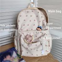 Mochila de viaje para estudiantes, Bolsa Escolar de gran capacidad con estampado para niñas - details 1