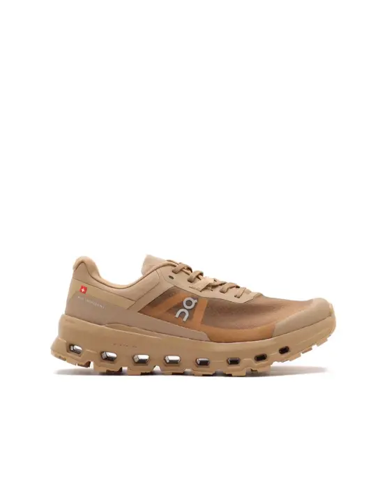 Zapatillas de running Cloudvista Chai Dune beige y marrón - 1