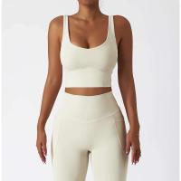 Conjunto de Yoga Sin Costuras para Mujeres Uniforme de Gimnasio de Entrenamiento Sujetador PIESS - details 3