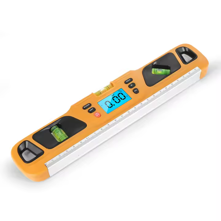 Inclinómetro Digital de nivel de espíritu, regla de escala Horizontal, transportador electrónico de pantalla LED, herramientas de medición de Base magnética - 1