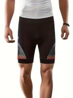 Pantalones cortos elásticos de compresión para ciclismo, transpirables, acolchados con Gel 3D, para hombre - details 3