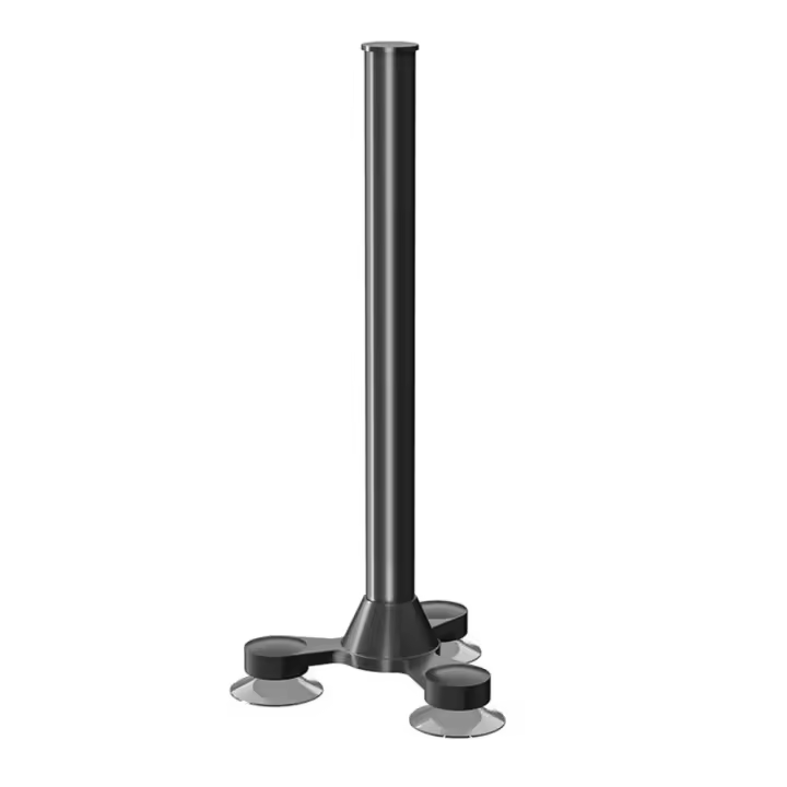 Soporte para papel de cocina con ventosa, Base estable, soporte Vertical antideslizante para pañuelos, soporte extraíble multifuncional para pañuelos de cocina - 1