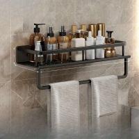 Toalla de ducha de aluminio para champú y cosméticos para pared de baño, cepillo de dientes, portavasos, 1 pieza - details 13