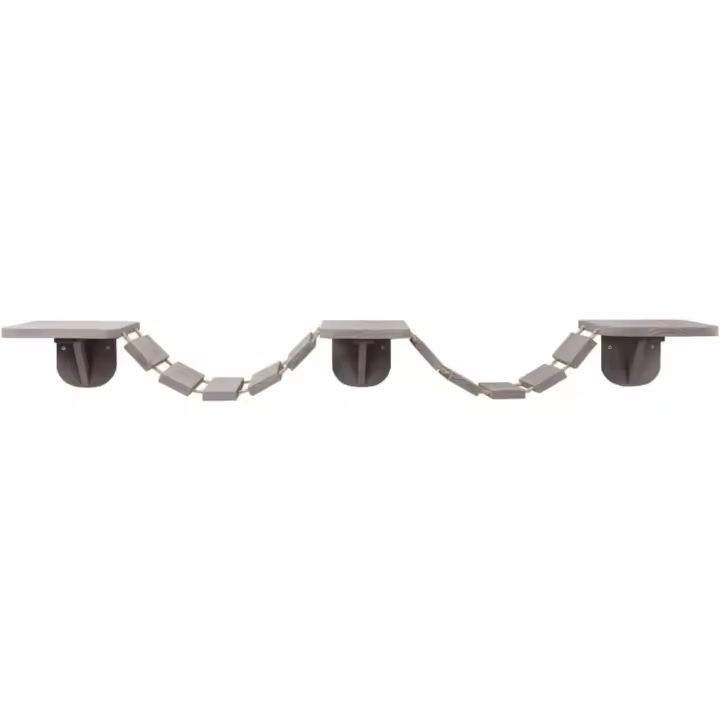 TRIXIE Escalera de escalada, 150 × 30 cm, gris, gato - 1