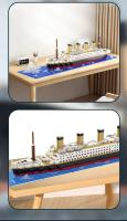 Pequeñas partículas de bloques de construcción juguetes de montaje rompecabezas crucero bloque de construcción kit de modelo de regalo de cumpleaños Titanic - details 4