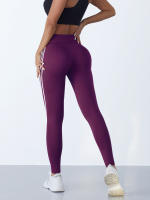 Pantalones Deportivos Casuales de Cintura Alta Cinturón Elástico de 4 Vías para Mujeres - details 14