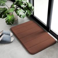 Alfombrilla de baño para el hogar, alfombras de espuma viscoelástica suave, súper absorbentes, para dormitorio, suelo de inodoro, ducha, decoración, 12 colores - details 3