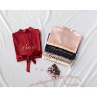 Bata de novia para dama de honor, bata Sexy para mujer, albornoz, camisón corto, ropa de dormir informal, Kimono de flores Geisha M L XL - details 9