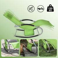 jardín Mecedora con reposapiés Tumbona ergonómica Negro OGS28-SCHx2 ES - details 52
