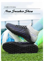 Zapatos de fútbol de tobillo alto para hombres, tacos largos para exteriores, zapatos de fútbol profesionales, zapatos de calcetín, TF/FG - details 30