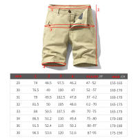 Novedad de verano, pantalones cortos Cargo 100% de algodón para hombre, moda de Color sólido, múltiples bolsillos, pantalones cortos holgados informales de marca para hombre - details 0