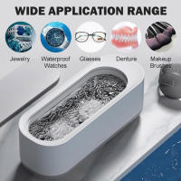 Limpiador de joyas ultrasónico para el hogar, limpiador de joyas Dimensional de 360 ° para limpiar relojes de joyería - details 1