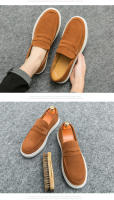 Zapatos de tablero anti-terciopelo de gran tamaño, zapatos de cuero con plataforma de moda. - details 10