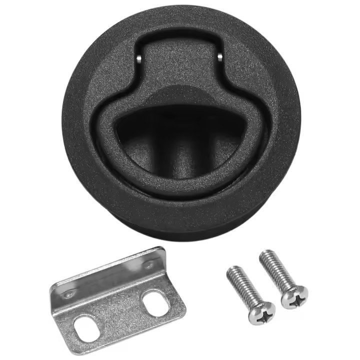 Slam Latch Hatch Pestillo de tracción redondo 1/2''Puerta Reemplace M1-63 RV Marine - 1
