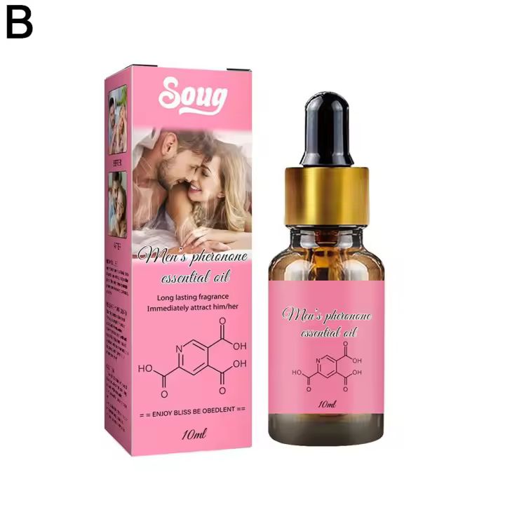 Aceite Esencial de feromonas de 10ml, fragancia de esencia corporal refrescante Natural de larga duración que atrae a las mujeres a las fragancias nuevas - 1