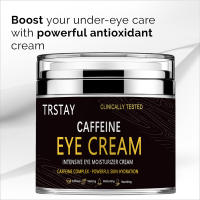 Crema para ojos con cafeína para antienvejecimiento, ojeras, bolsas, hinchazón. Gran tratamiento para levantar los ojos y reafirmar la piel debajo de los ojos - details 3