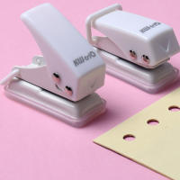 Mini Perforadora Individual Portátil Herramientas de Sujetación de Documentos para Oficina y Estudiantes Adecuada para Scrapbooking y Perforación de Agujeros en Papel - details 8