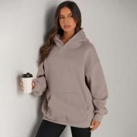 Sudadera con capucha de gran tamaño para mujer, jersey de moda de otoño, sudadera con capucha de gran tamaño, sudadera gruesa con capucha - details 4