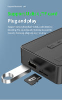 Receptor inalámbrico NFC, conexión Coaxial, compatible con Karaoke, TF, u-disk, Play para TV, auriculares, adaptador Bluetooth 5,3 con Control remoto - details 9