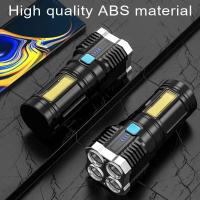 4 Led Mini Linterna recargable de alto lúmenes Linterna de Camping potente de largo alcance Linterna - details 3