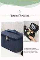 Bolsa de Higiene para Hombres de Viaje de Negocios Bolsa de Almacenamiento de Tela Oxford de Gran Capacidad Bolsa de Mano Portátil para Empaquetado de Cosméticos - details 1
