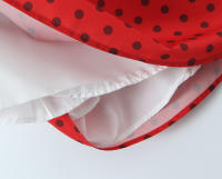 Vestido de verano de una pieza para mujer, minivestido coreano de lunares rojos con cuello halter, ropa sin espalda, 2024 - details 8