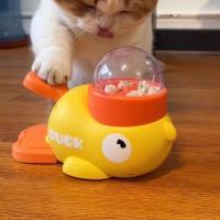 Juguete interactivo de comida Pequeño pato amarillo para gatos y perros Alimentación automática - details 4